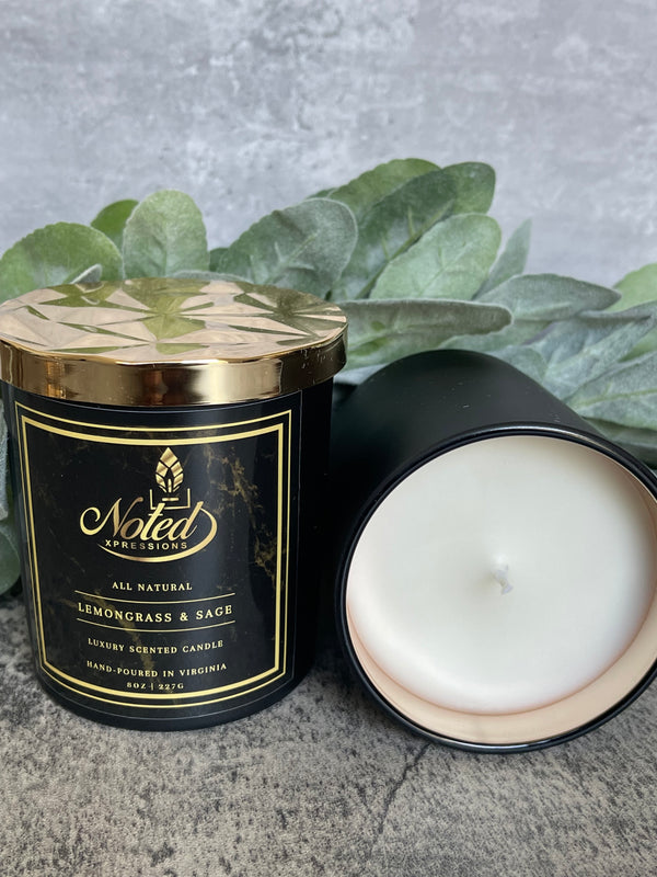 Lemongrass Natural Scented Candle